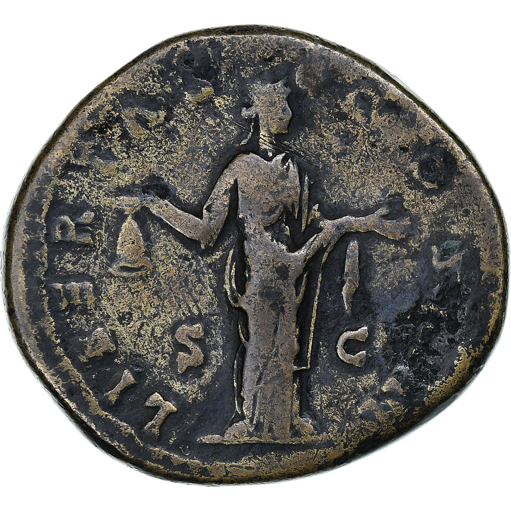 Antonin Pius,
Sestercjusz,
154-155